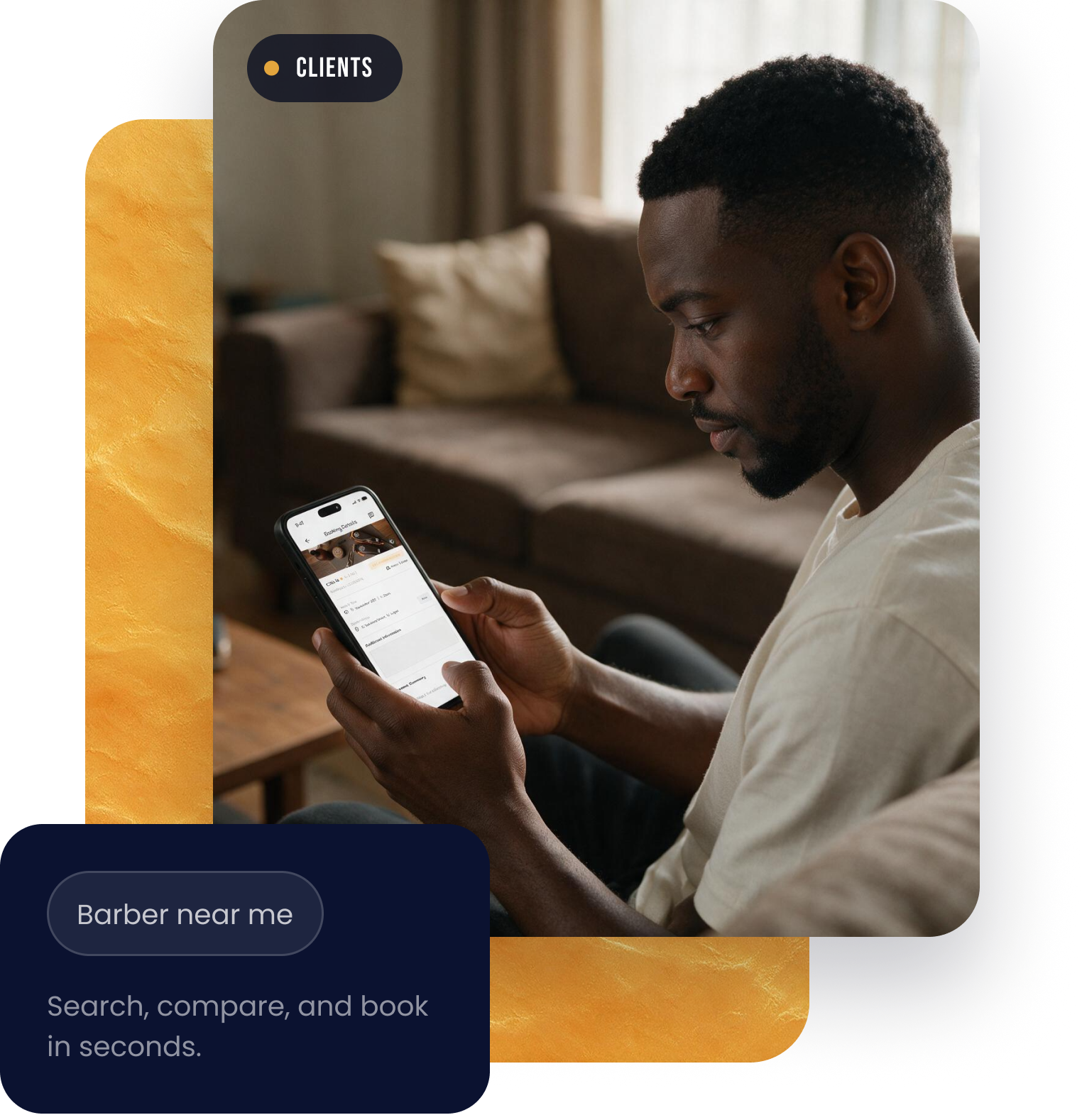 Find your barber and book in minutes